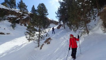 Raquetes de neu a Rasos de Peguera: El Pedró, les Collades, el Corral de Vallsabuc i la Creu del Cabrer