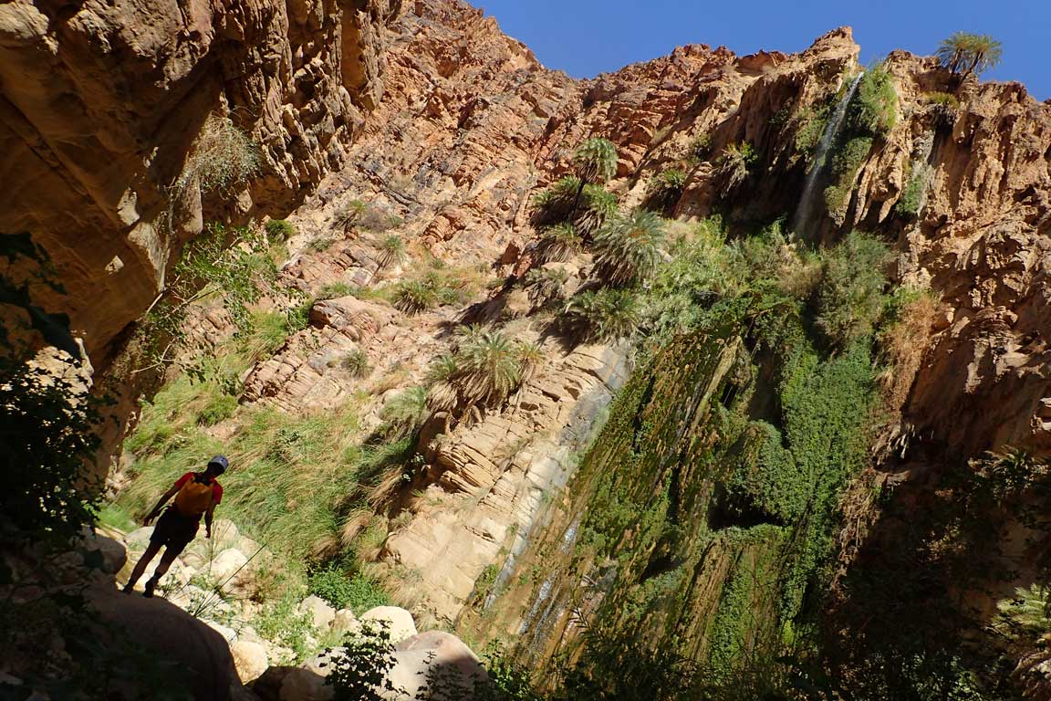 La gran cascada, segurament és un dels racons més bonics del Wadi Karak