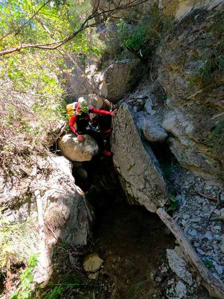 canyon torrent du beal noir saint crepin alpes