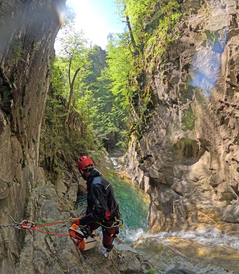 barranco Aigüeta de Barbaruens Seira Huesca Aragón