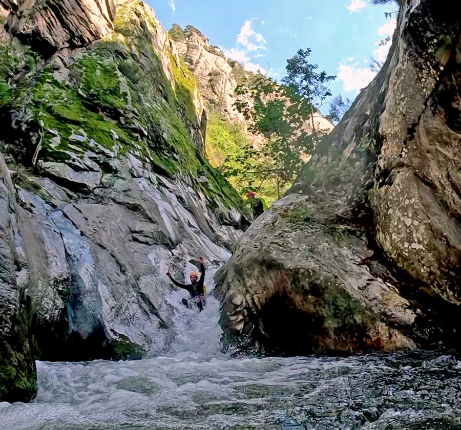barranc gorgues gorges del cady inferior cadí casteil castell