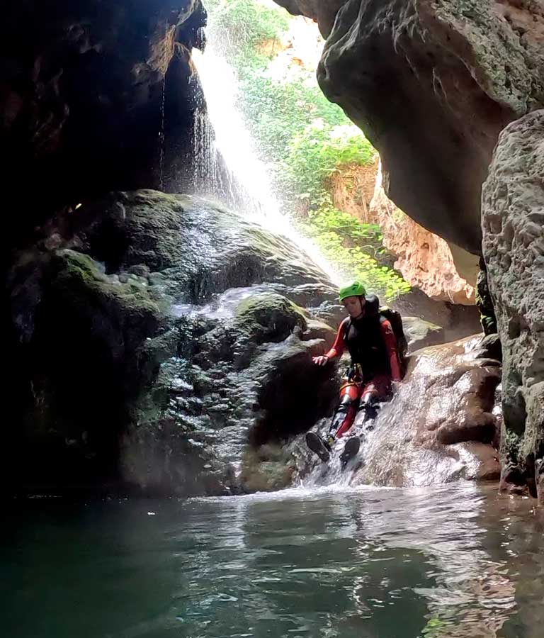 barranco de Letur Albacete Castilla-La-Mancha España
