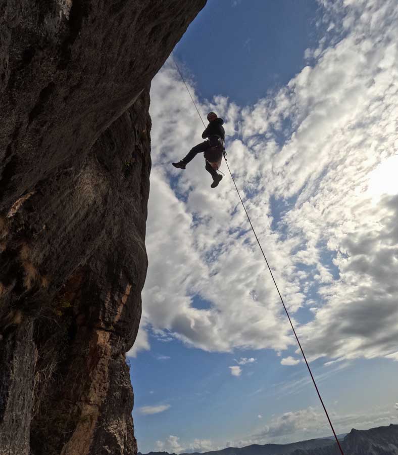 descens del barranc del Boter Coll de Nargó Peramola Oliana Alt Urgell Lleida Catalunya