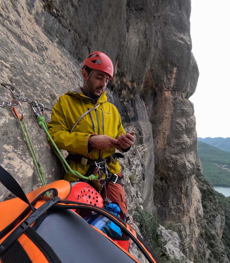 descens del barranc del Boter Coll de Nargó Peramola Oliana Alt Urgell Lleida Catalunya