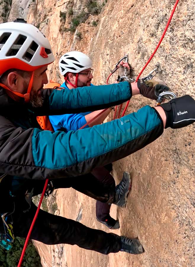 descens del barranc del Boter Coll de Nargó Peramola Oliana Alt Urgell Lleida Catalunya